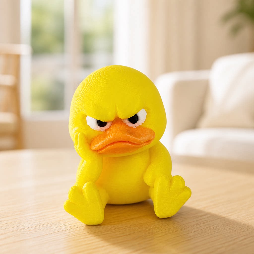 Angry Duck Mini Desk Figure
