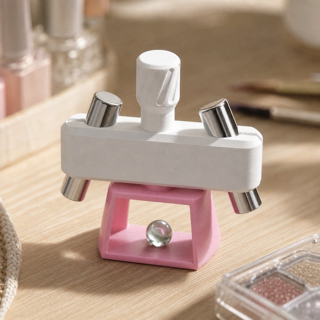 Rotating Magnetic Nail Art Tool Holder