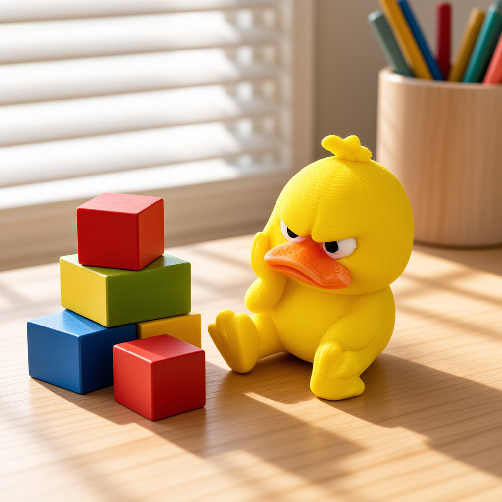 Angry Duck Mini Desk Figure