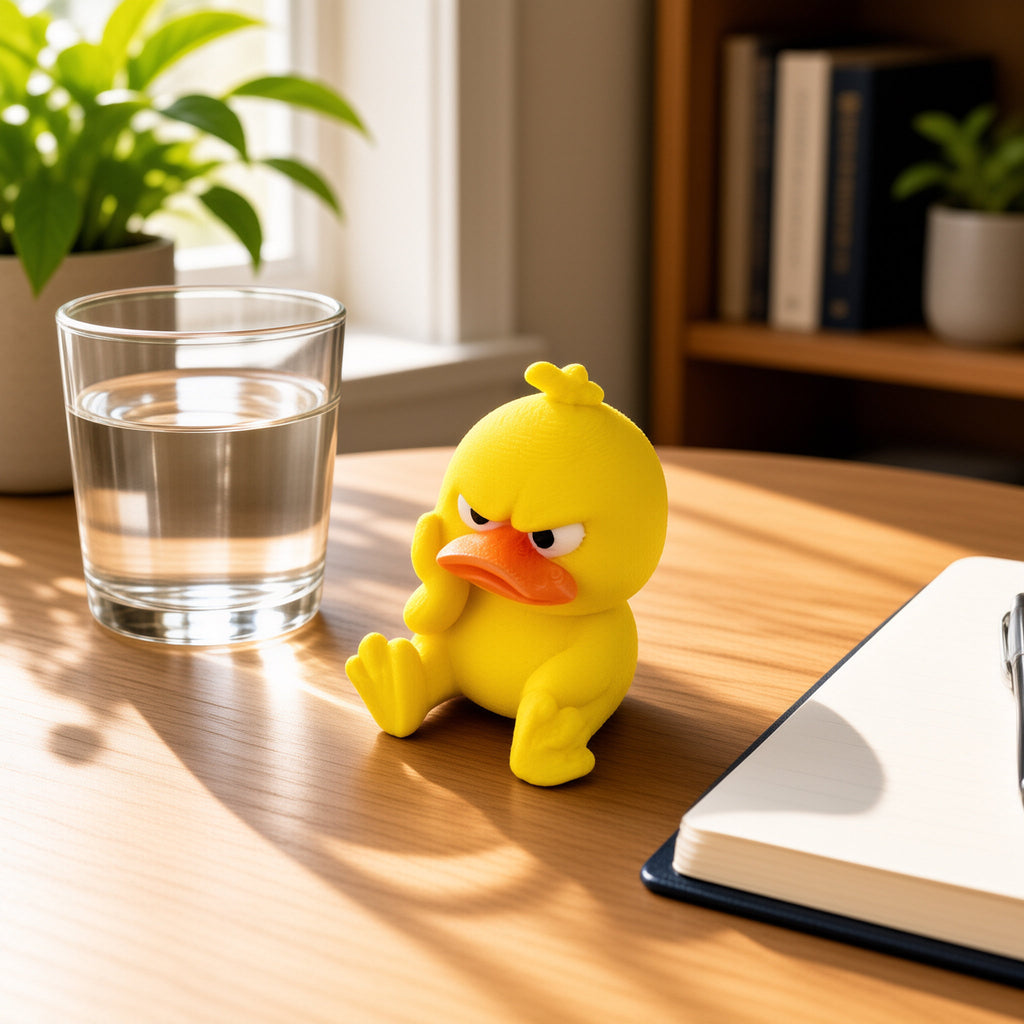 Angry Duck Mini Desk Figure