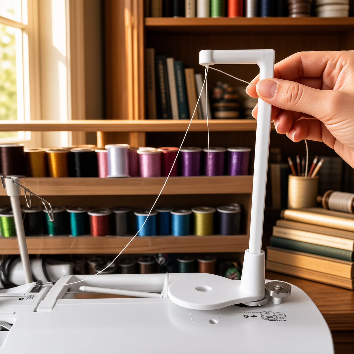 Vertical Sewing Machine Spool Holder