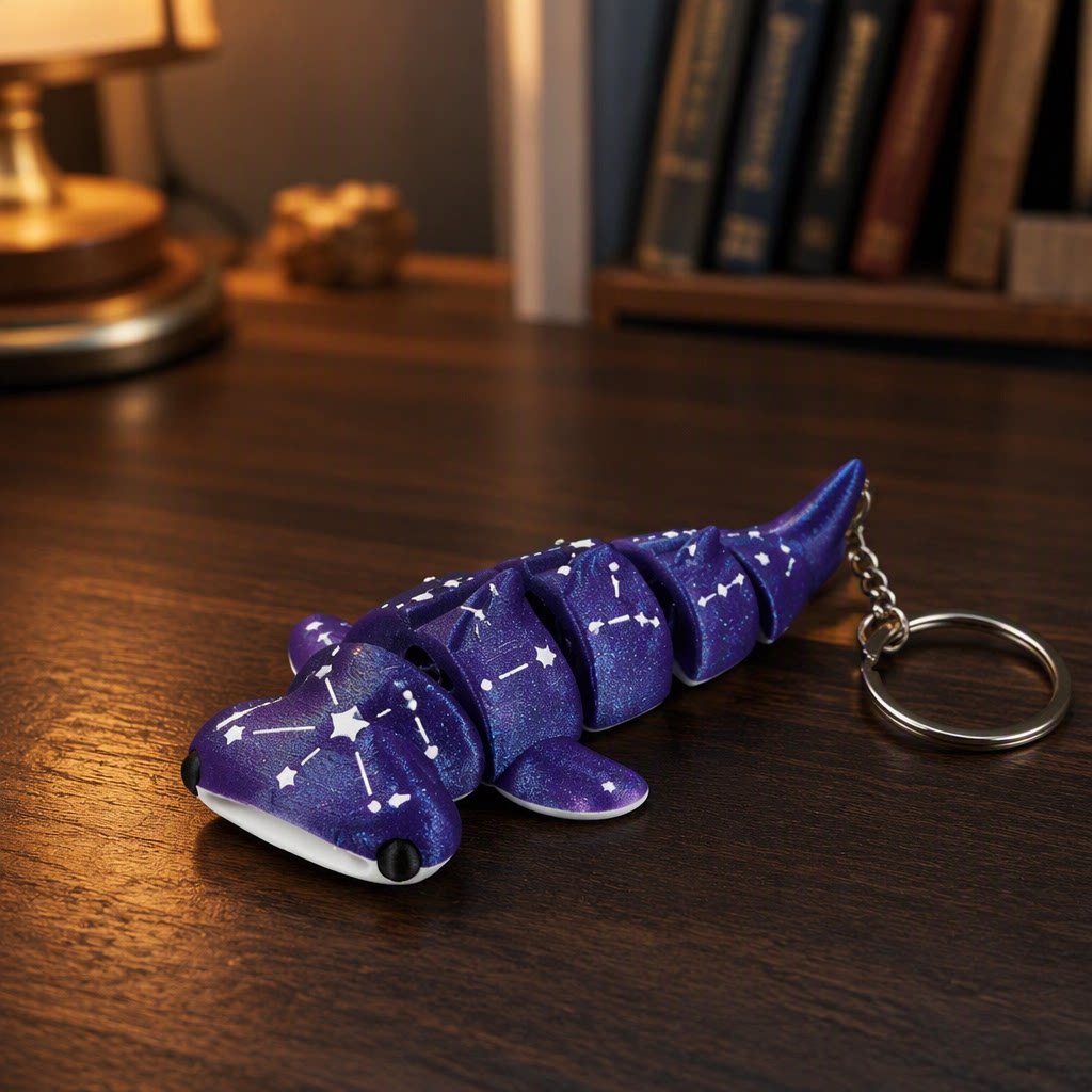 Galaxy Manta Ray & Whale Shark Figure