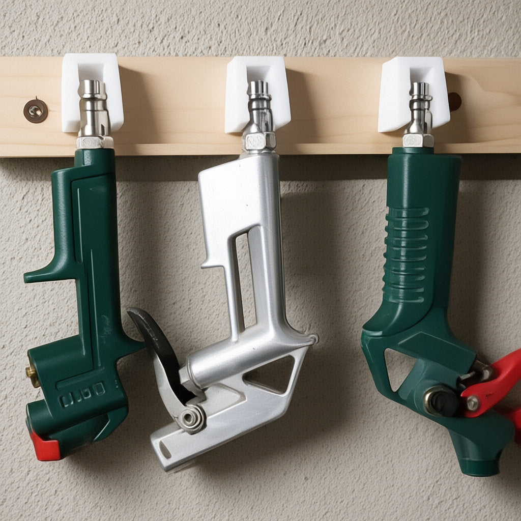 Pneumatic Tool Wall Mount Set