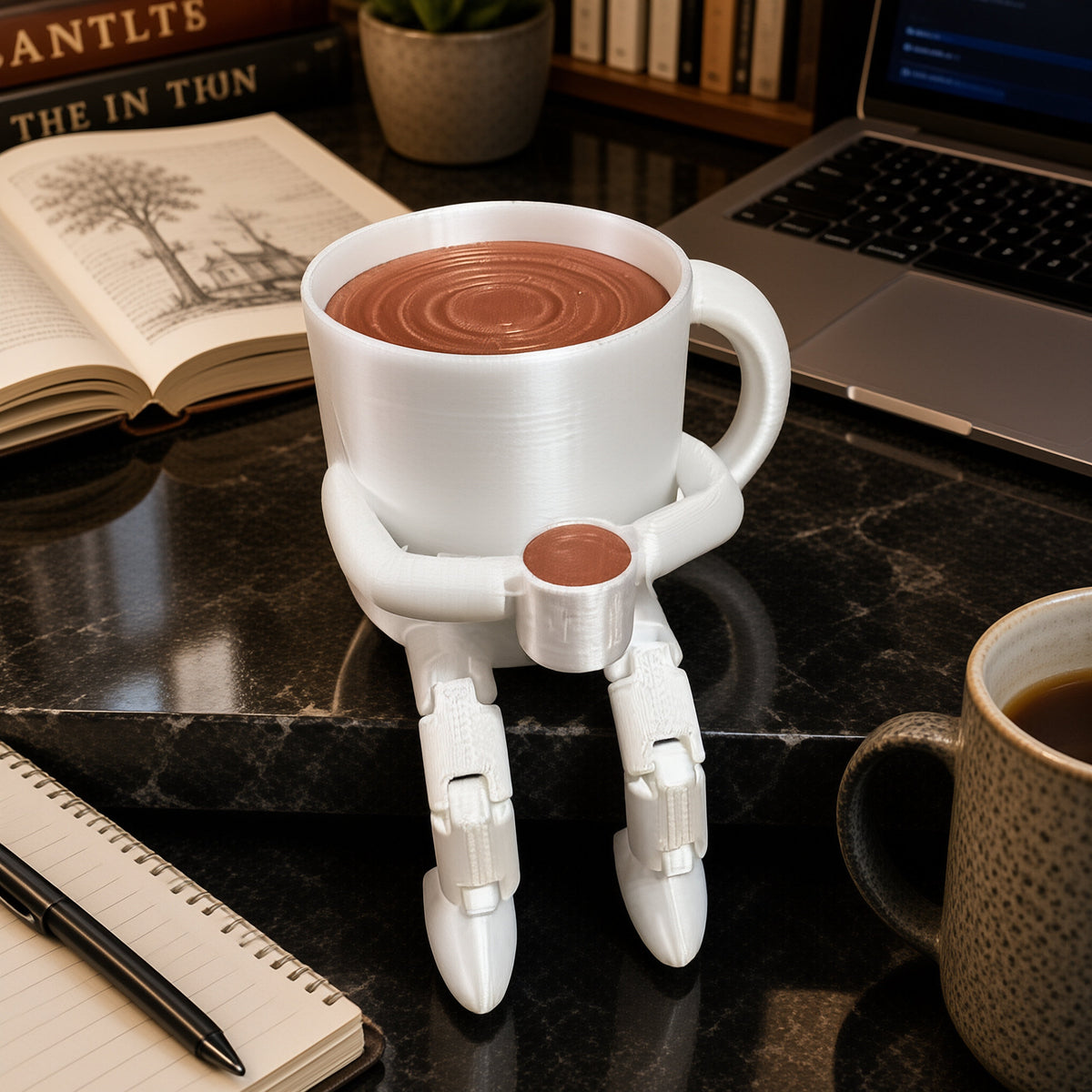 Coffee Buddy Articulated Desk Figure